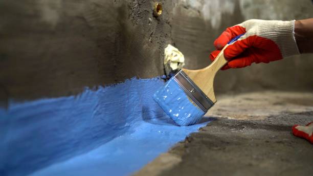 Crawl space vapor barrier installation in Morgantown, IN